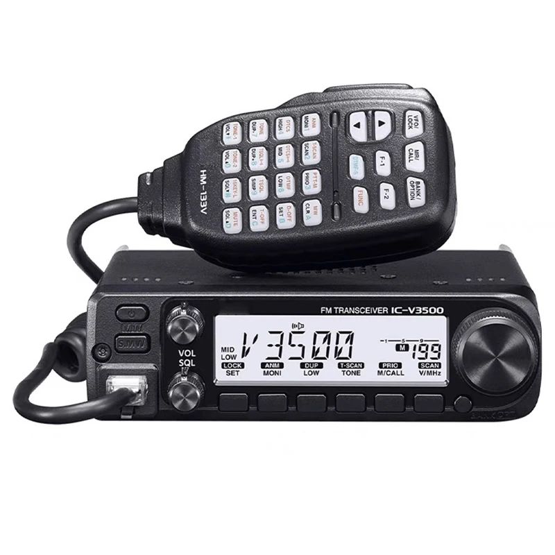 IC-V3500 65W 듀얼 밴드 모바일 무전기 VHF/UHF 핸드헬드 GMRS 차량용 무전기