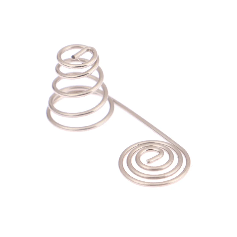 5Pcs AA Battery Negative And Positive Coils Spring Contact Plate AA Battery NIckel Wire Spring Replacement Hardware