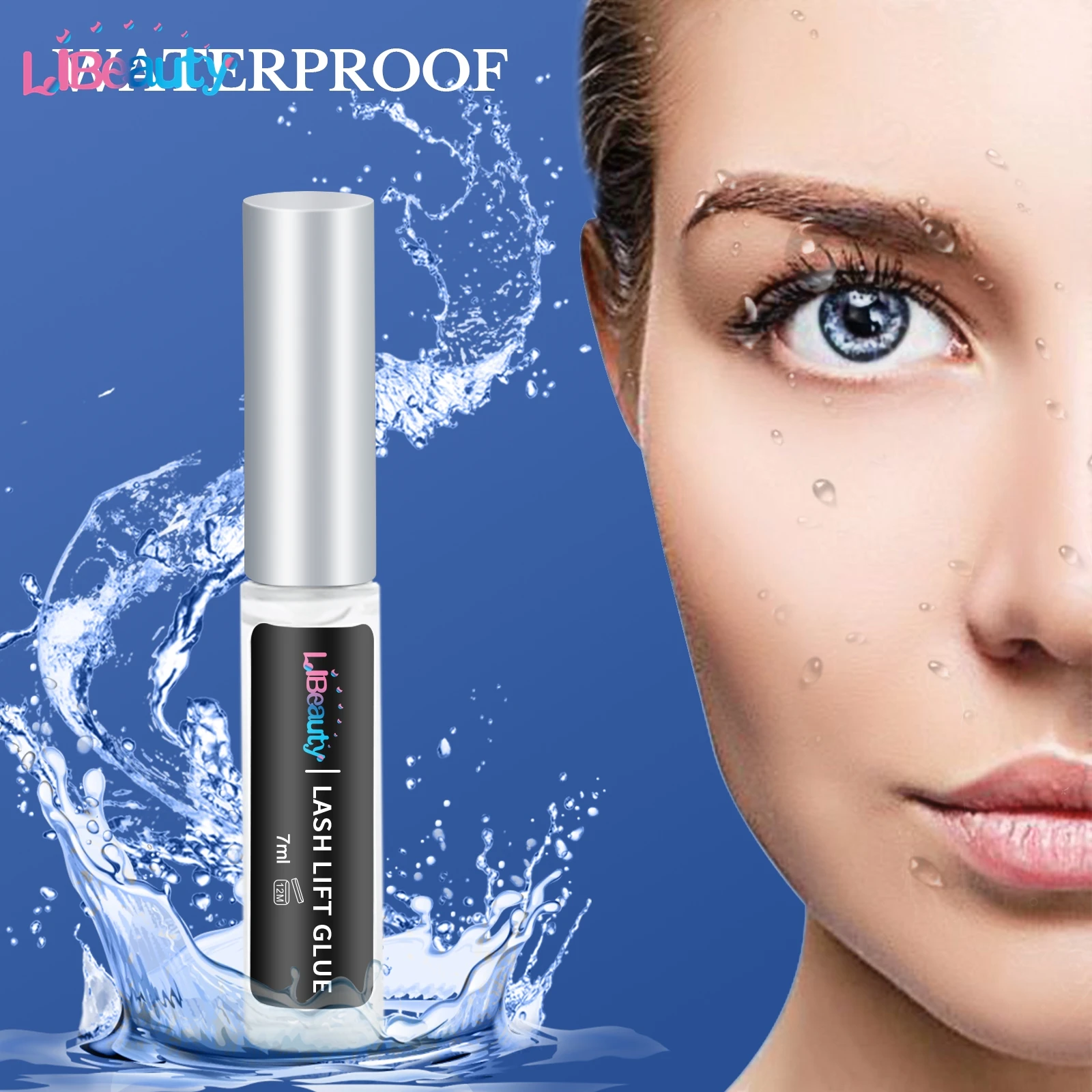 Libeauty 2 pçs 7ml forte lash lift cola lash levantamento adesivo claro cílios levantamento extensão cola super cílios ferramentas