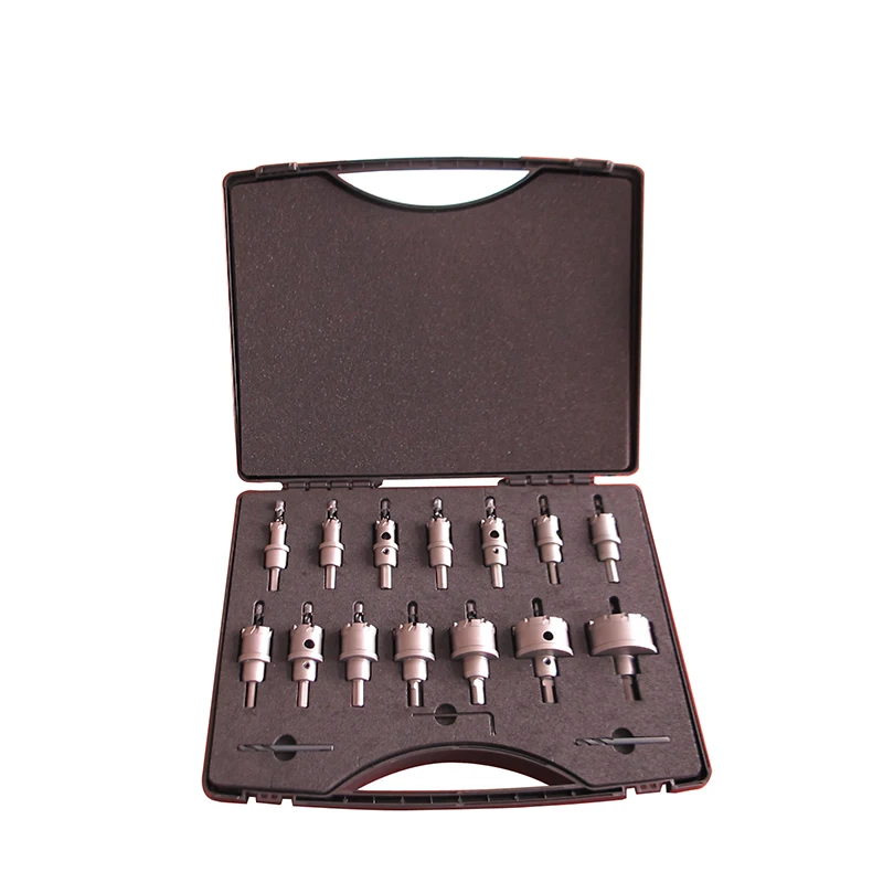 

CHTOOLS 14Pcs TCT Tungsten Carbide Metal Hole Saw Cutter Set for Stainless Steel Metal