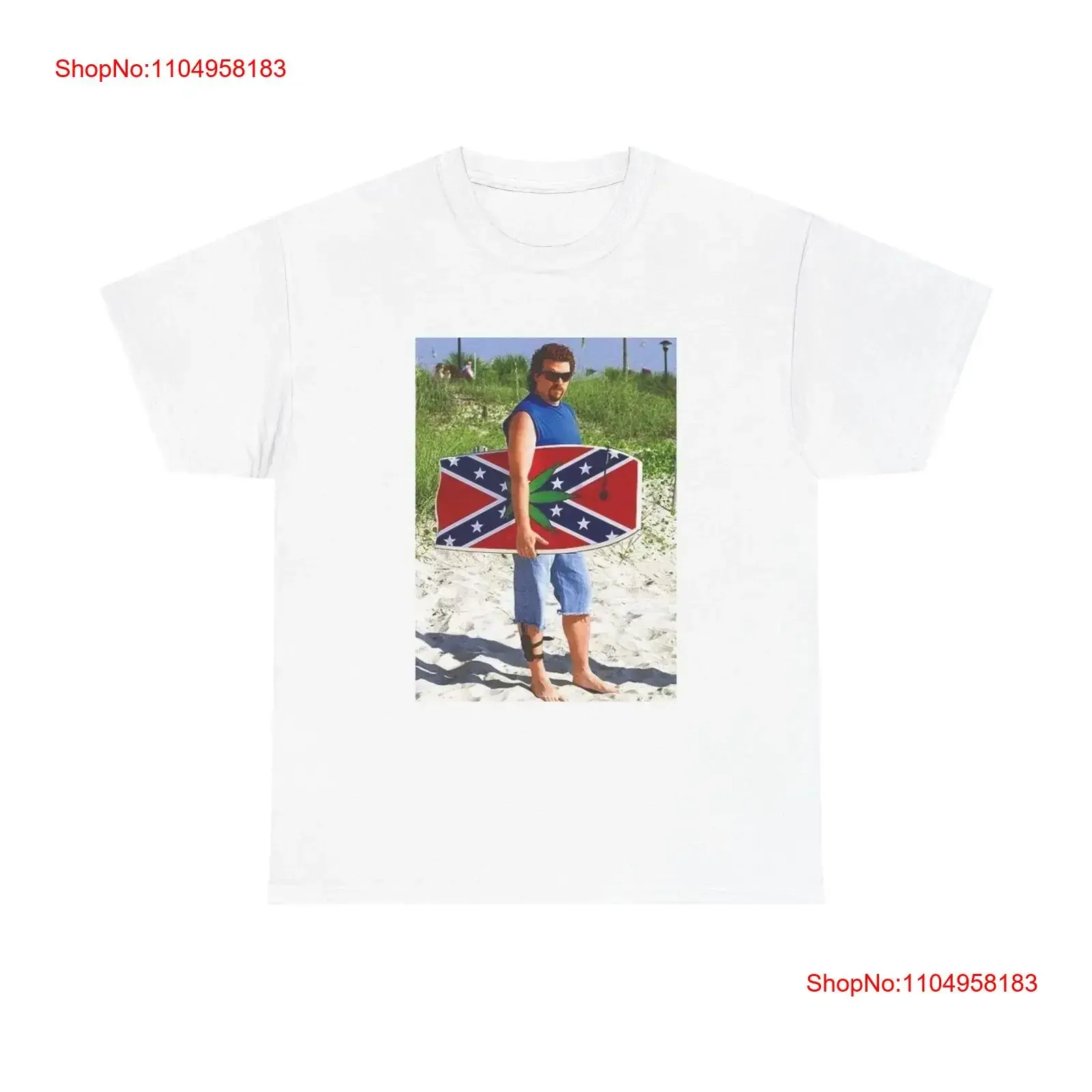 

Футболка Kenny Powers East Bound and Down Rebel Beach Забавный тяжелый хлопок винтажная стираная графическая мужская уличная одежда унисекс слегка