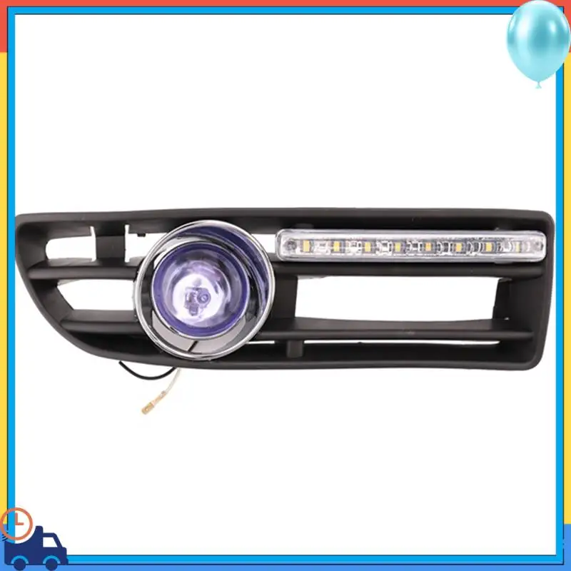 

L37A-1 Pair Car LED Fog Light Bumper Grille With Switch For VW Jetta Bora Mk4 2000 2001 2002 2003 2004