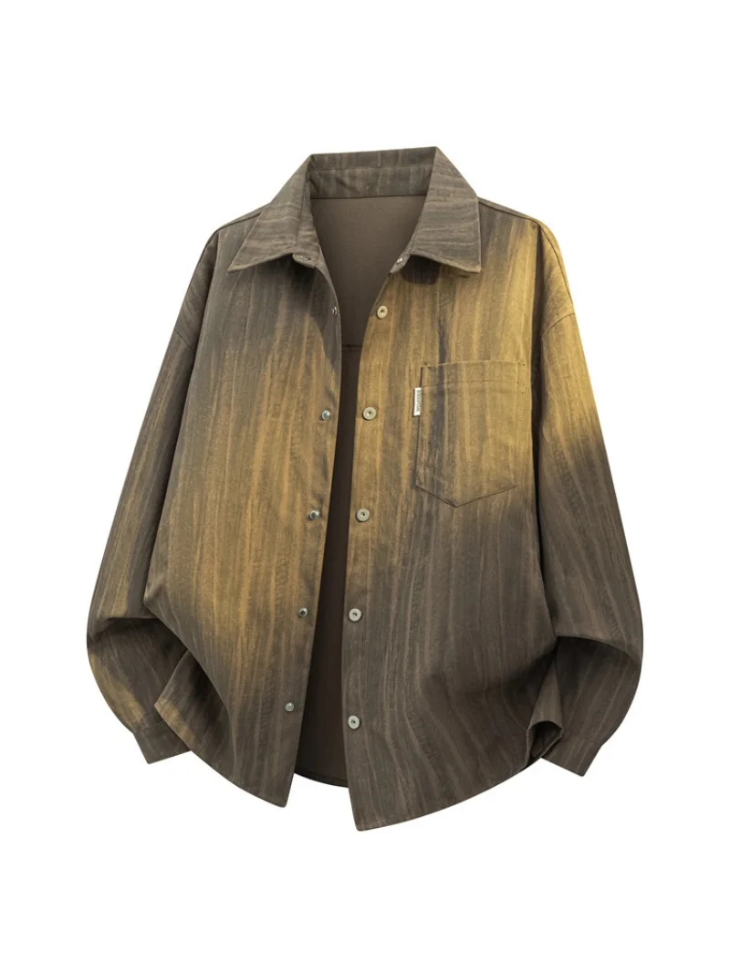 

Men's Trendy Long-Sleeved Casual Shirt Spring 2026 New Blended Texture Lightweight for Commuting