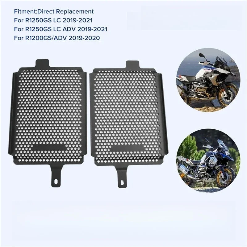 

A86E-Motorcycle Radiator Grille Guard Water Tank Cover Protector For BMW R1250GS ADV R1200GS ADV 2019-2021