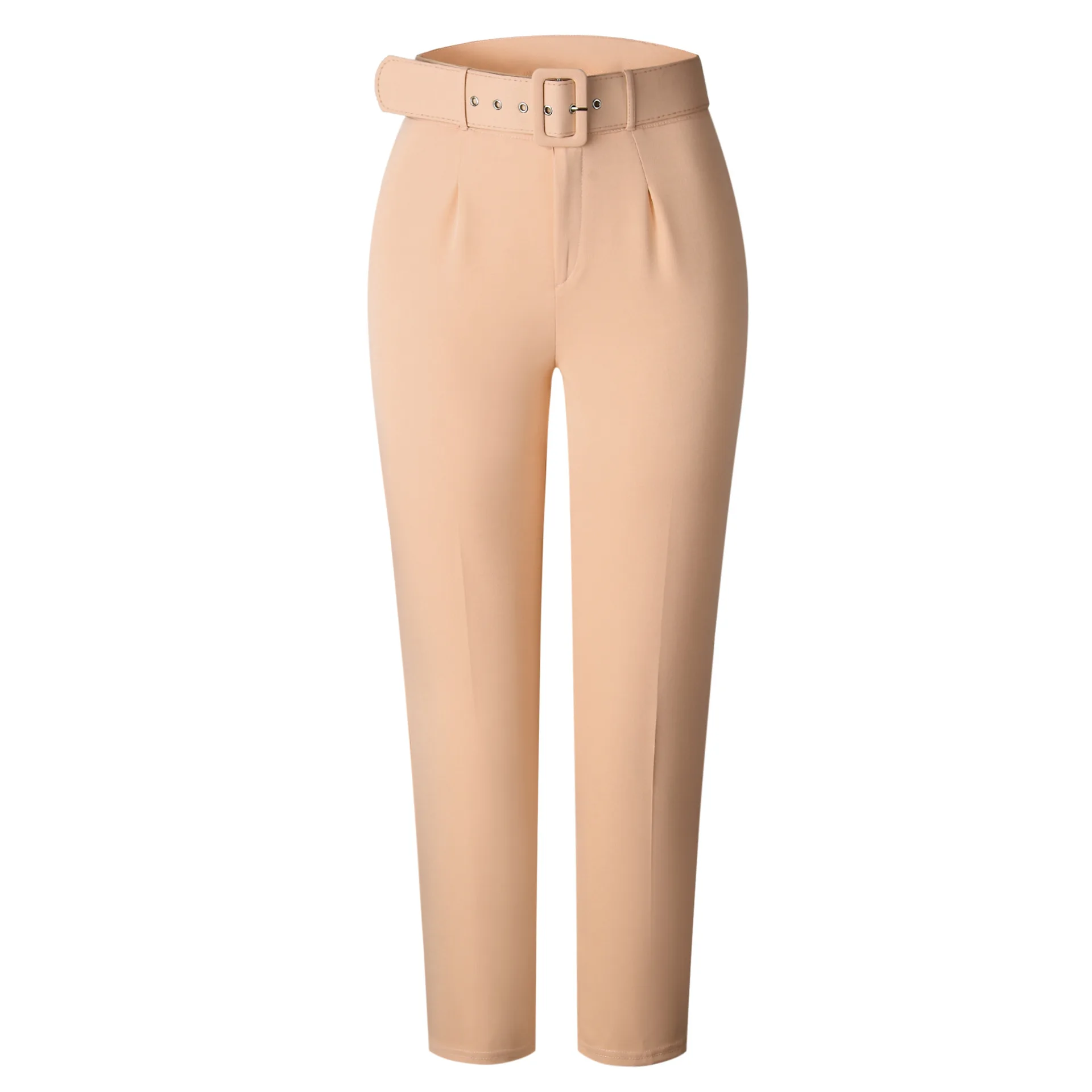 Pantalones de ocio de cintura alta para mujer, traje Delgado, pantalones profesionales, primavera y verano, otoño