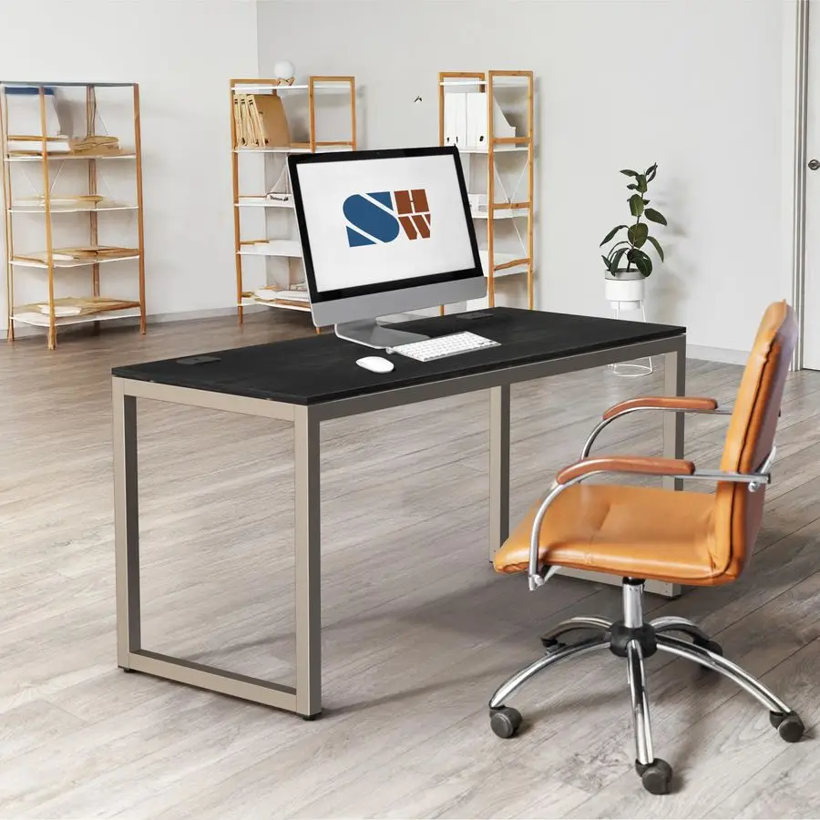 55Inch CommercialGrade Office Computer Desk, Espresso