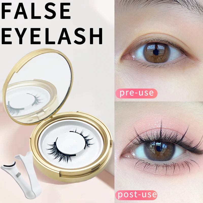 Valse Wimpers Natuurlijke Demon Genie Wimper Set Herbruikbaar Geen Lijm Geen Make-Up Verwijdering Langdurige Niet Vallende Mode Handgemaakt