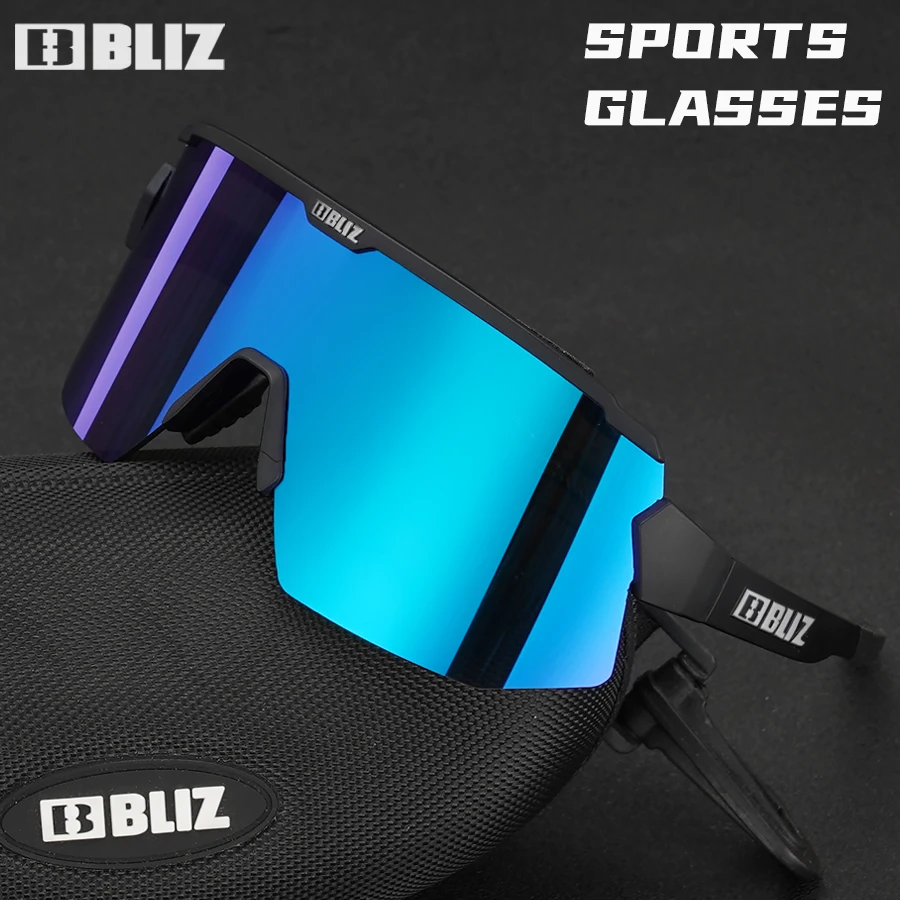 Image of B BLIZ Breeze Radsport-Sonnenbrille UV400 Winddichte Mountainbike-Brille Unisex Radfahren Skifahren Wandern Brille 2-Linsen-Set