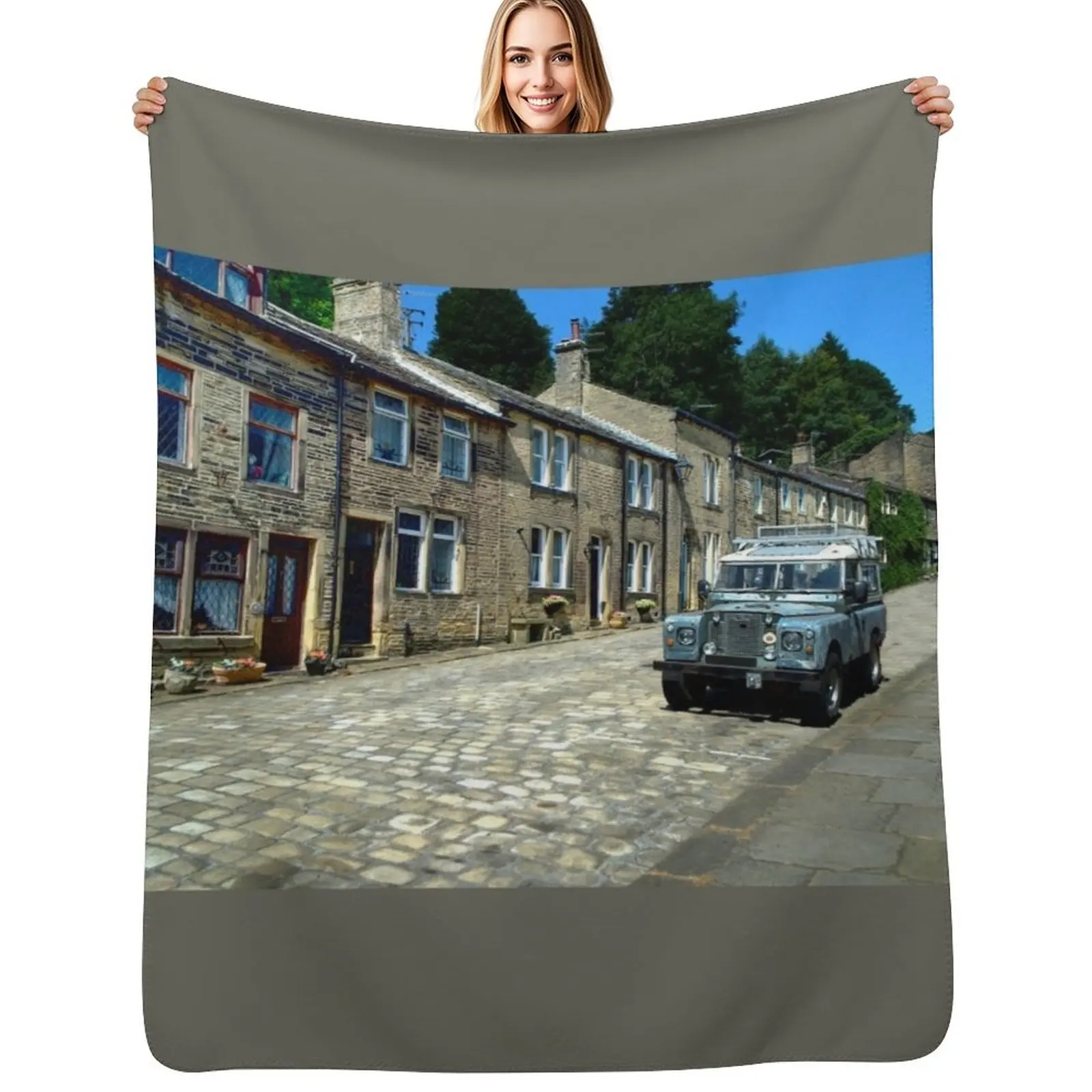 

Haworth Main Street Throw Blanket Thermal warm winter Nap Soft Beds Blankets
