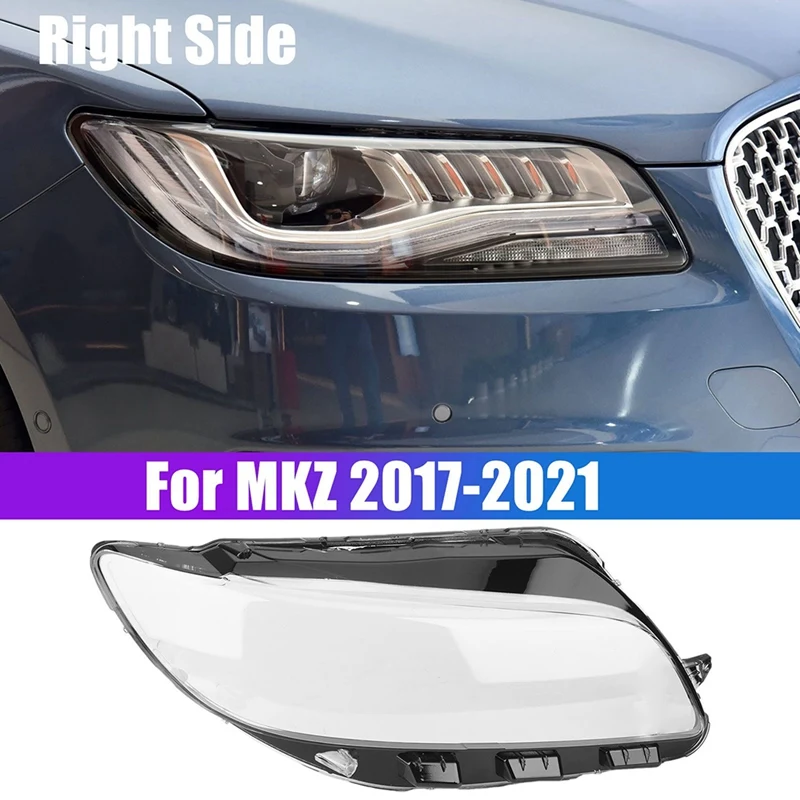 Front Transparent Head Light Lamp Cover Lampshade Housing Headlight Lens Cover For Lincoln MKZ Replacement