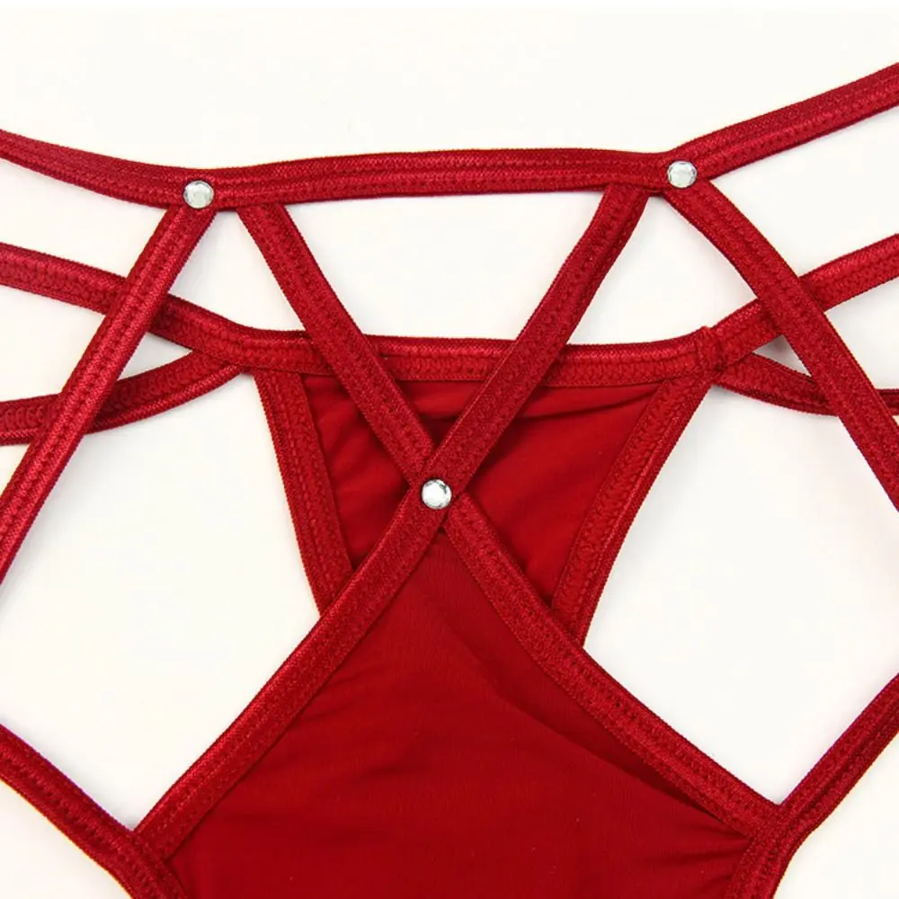 シームレスな弾性セクシーな中空アウト Tバックパンツ Y2k セクシーな G ストリング綿股クリスタルアイスシルクパンティー下着