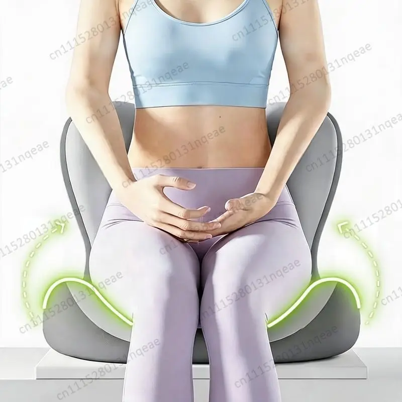 Ergonomic Memory Sponge Milk Silk Air Cushion Office Chair Back Support To Relieve Pain Washable Non-slip