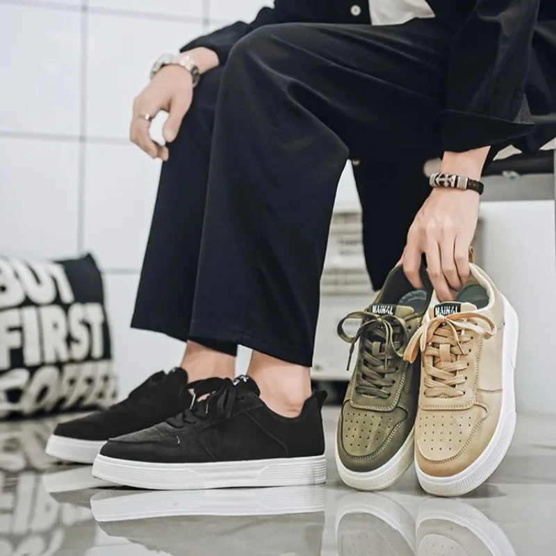 

Cheap Shoes Skateboard for Men Green Fashion Low Sneakers Large Size 48 Non-slip Sports Shoes Trainers Men Zapatillas De Skate