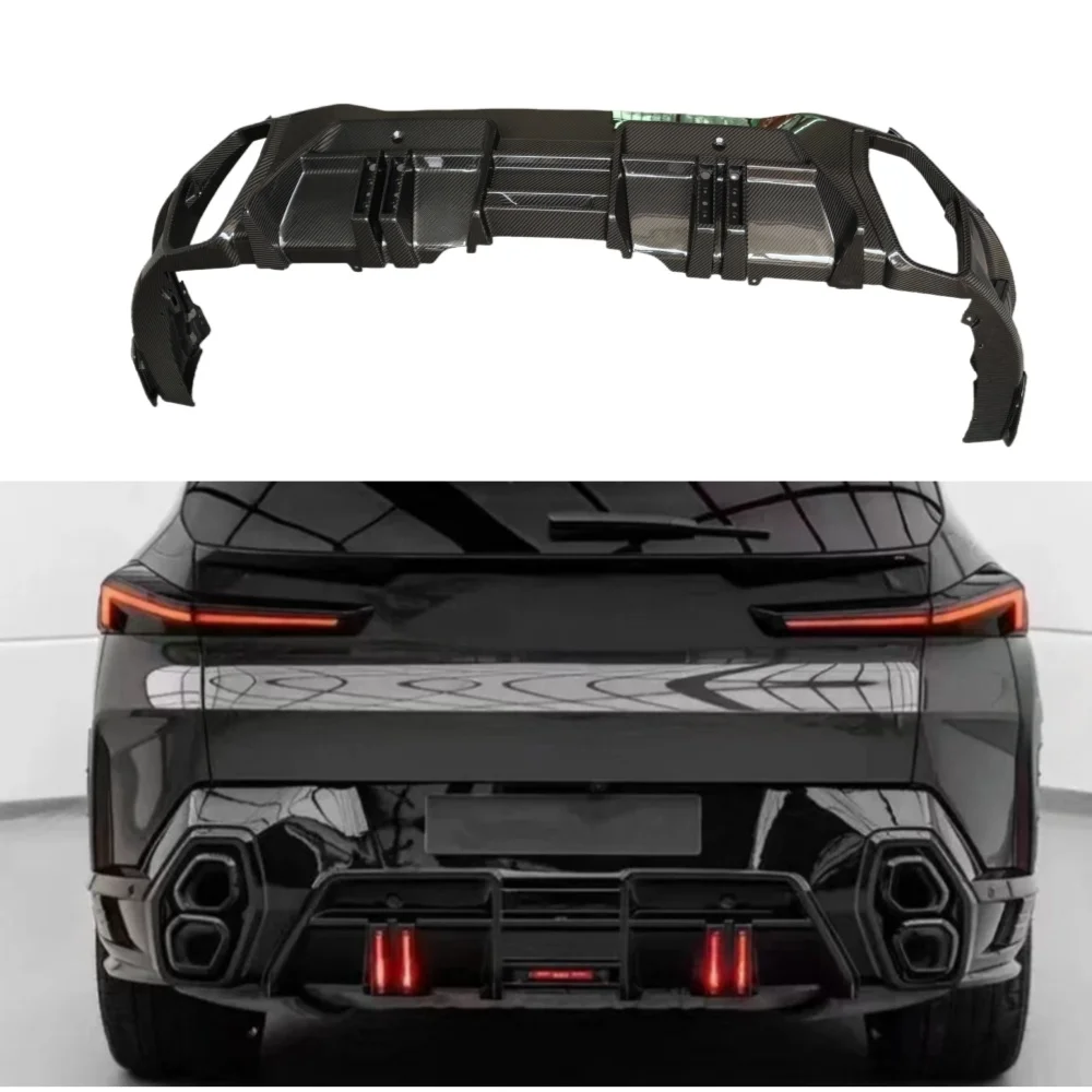 Rear Diffuser Car Lightweight air Surround Kit for XM Modified LD Style Dry Carbon Fiber Rear Lip Body Kit