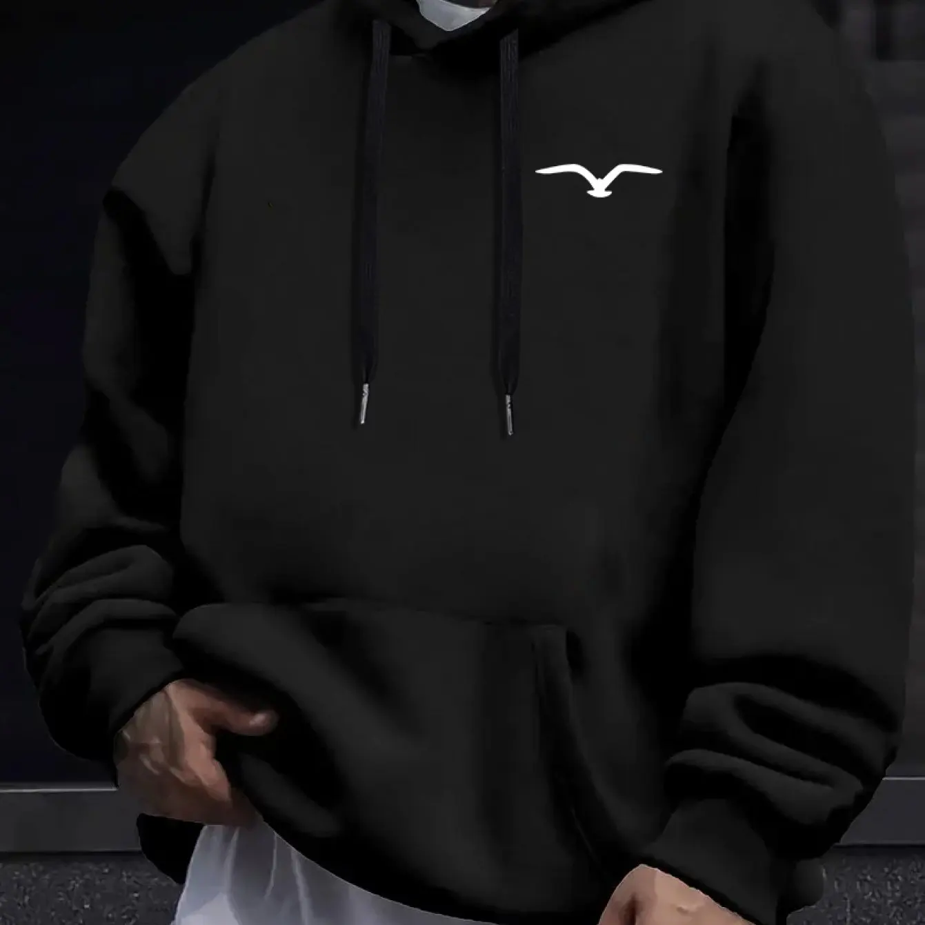 Nueva sudadera con capucha para hombre, de moda, suave y cómoda, de manga larga, ideal para diversas ocasiones, para usar en otoño e invierno, prenda de vestir informal para llevar como capa.