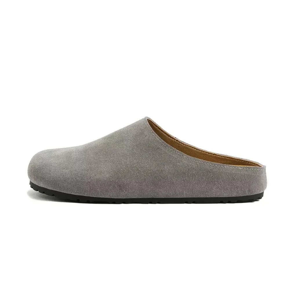 

Slip-on closed-toe shoes, casual shoes for men and women, couple's style half-slip shoes