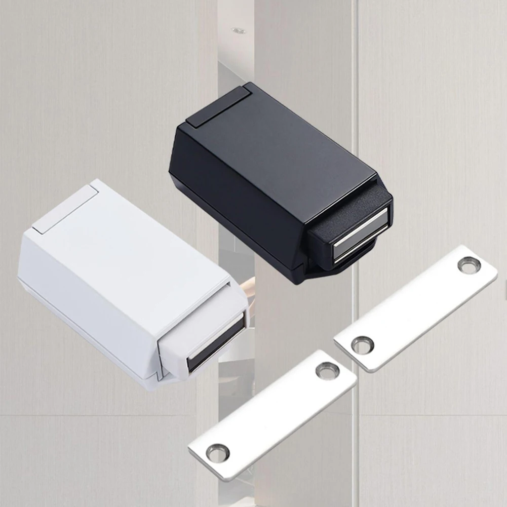 Für einfachen Türzugang, magnetischer Schrankriegel, robuster Magnetverschluss, leicht zugänglicher Riegel, große Kompatibilität