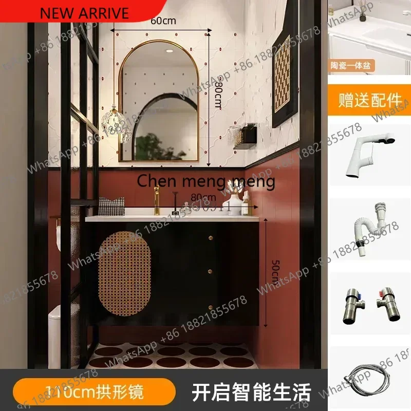 

F182 Narrow Furniture Closed Storage Toilet Cabinet Bathroom Sink Base Kitchen Sink Multifunction Home Maquillaje Pommeaux De Do