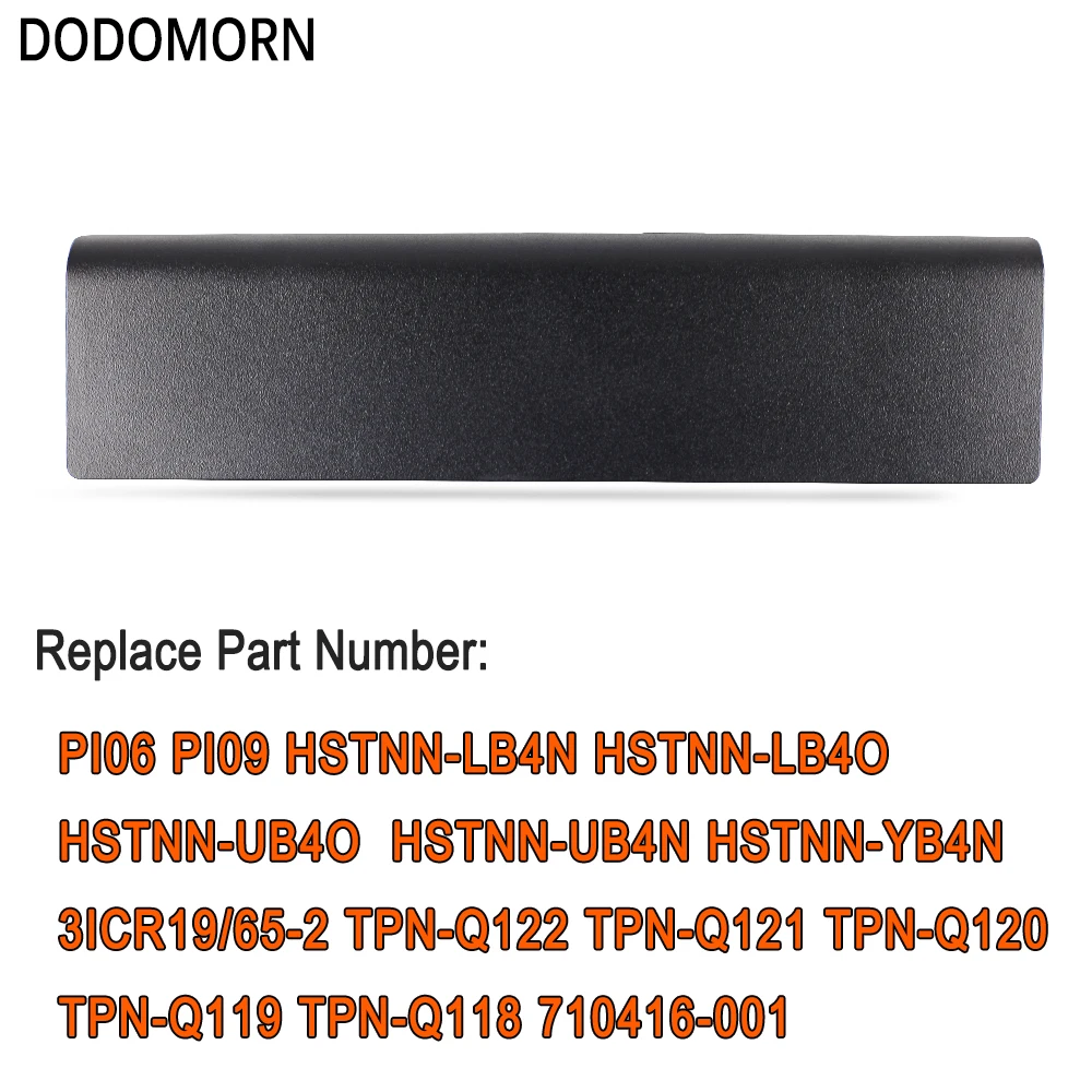 Dodomorn แบตเตอรี่แล็ปท็อป PI06สำหรับ HP ศาลา14 15อิจฉา17 17T 17Z ชุด HSTNN-DB4N HSTNN-DB4O 710417-001 710416-001PI09 49Wh