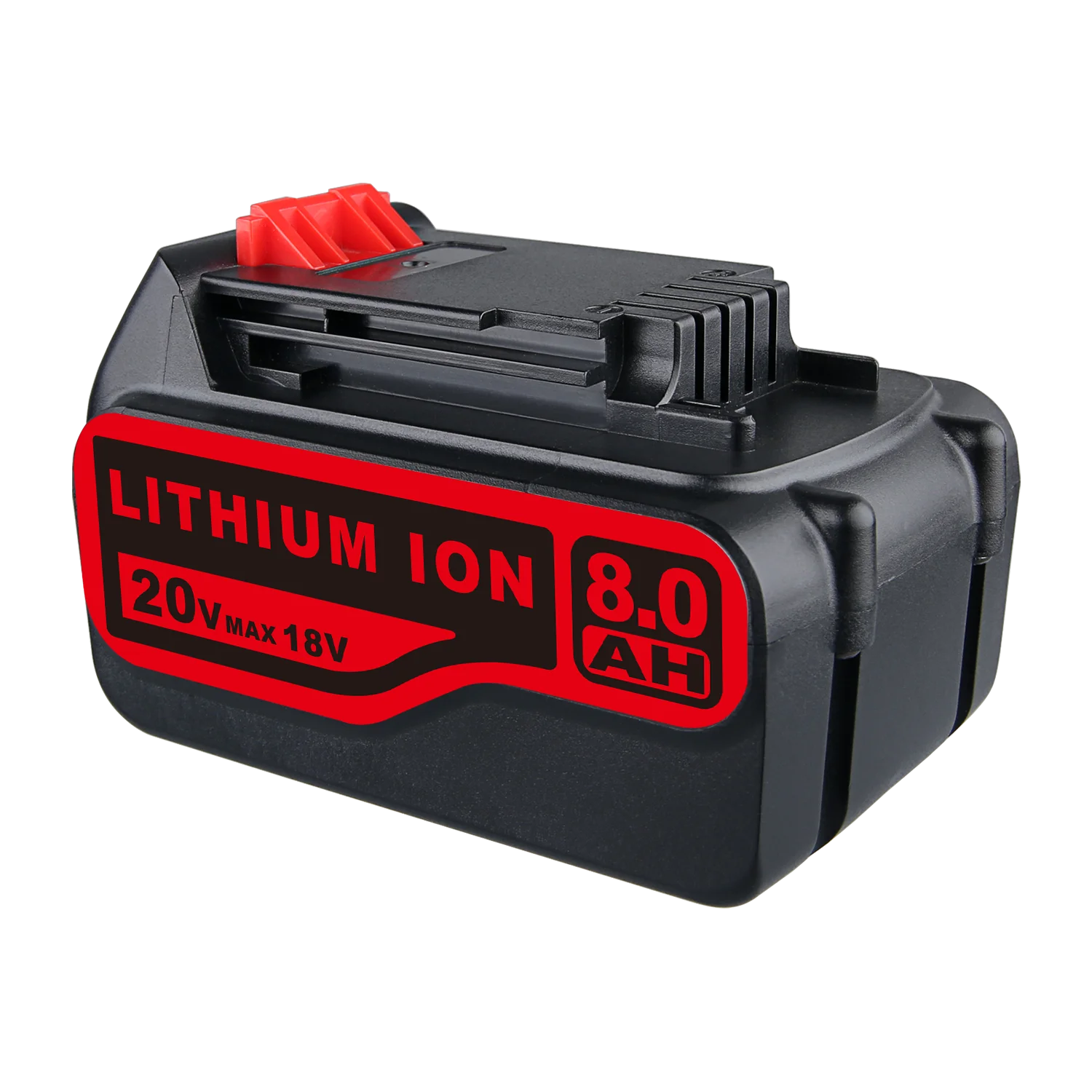 VANON 2Pack Lithium LB2X4020 8.0Ah 20V Max batterie remplacer pour Black et Decker 20V batterie LBXR20 LBXR20-OPE LB20 LBX20 LBX4020