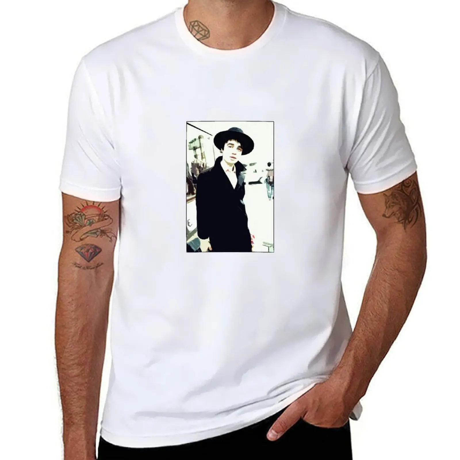 

Pete Doherty T-Shirt t shirts for man slim fit man t shirts for men man t shirt cotton T-shirt