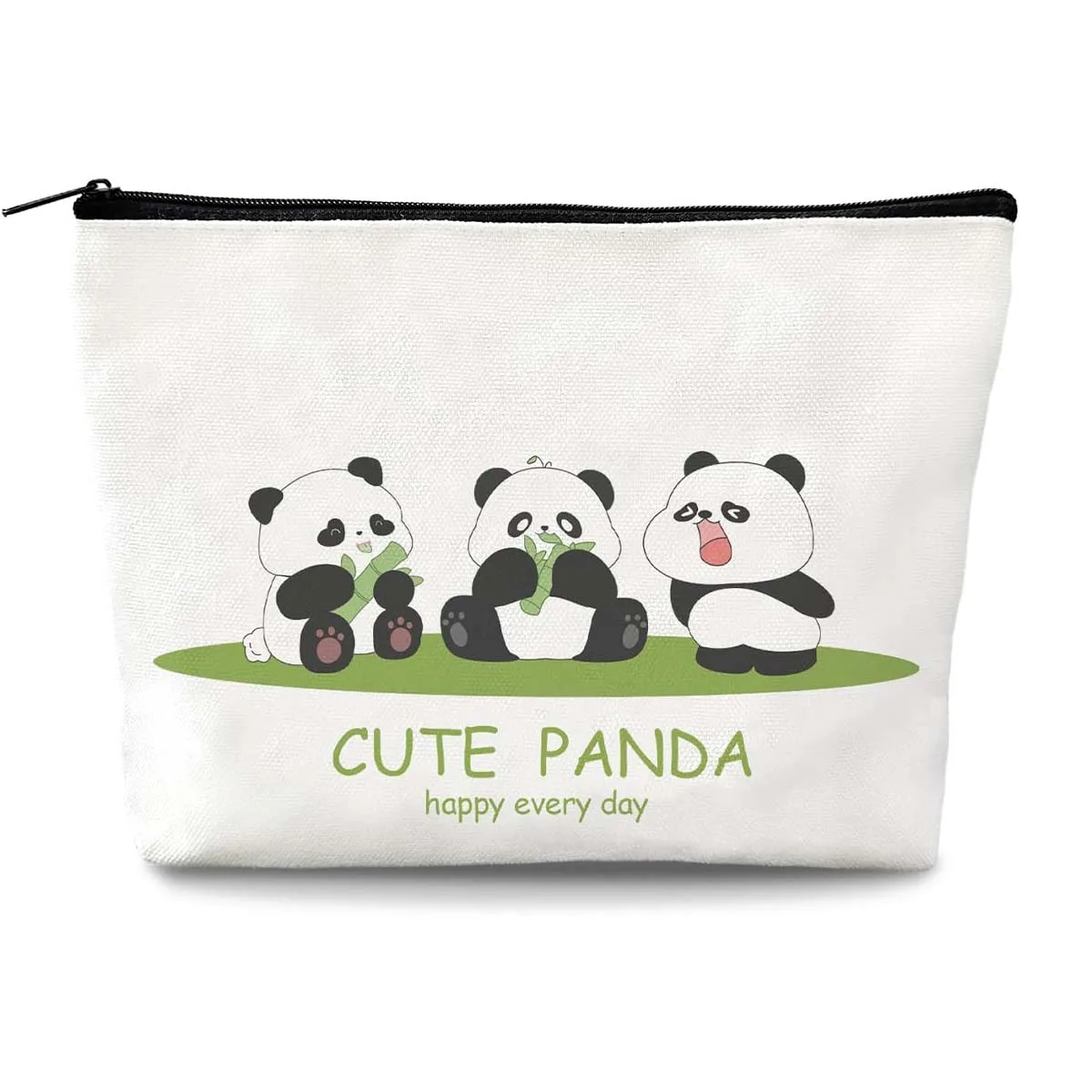 Panda Makeup Bag Gift for Panda lovers Birthday gift Holiday Surprise Gift for daughter sister Sister Mom Grandma Zipper bag