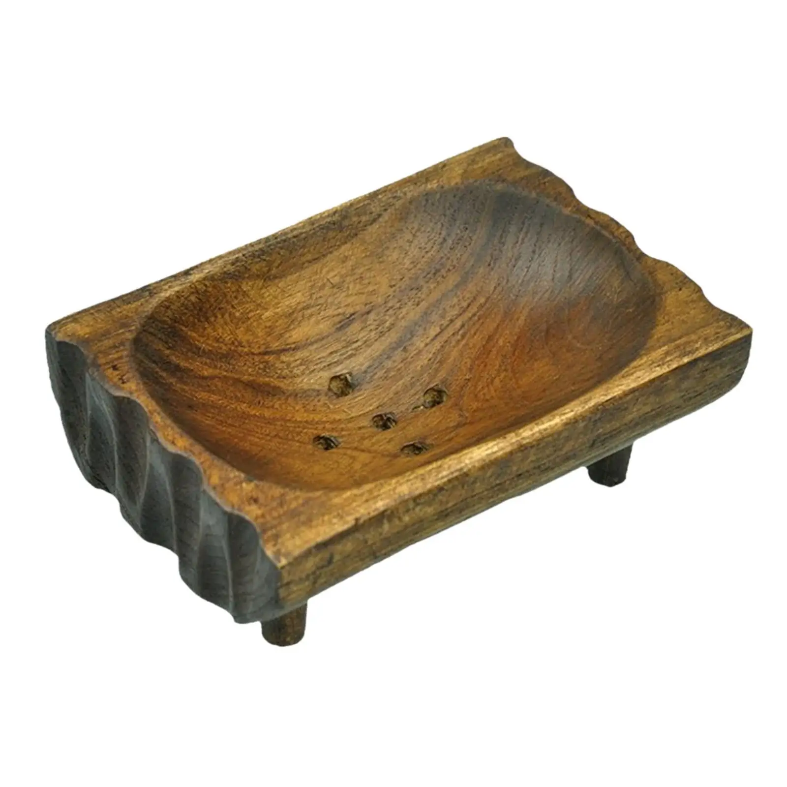 Wood Soap Holder Soap Saver Tray Farmhouse Rustic Decorative Large Wooden Soap