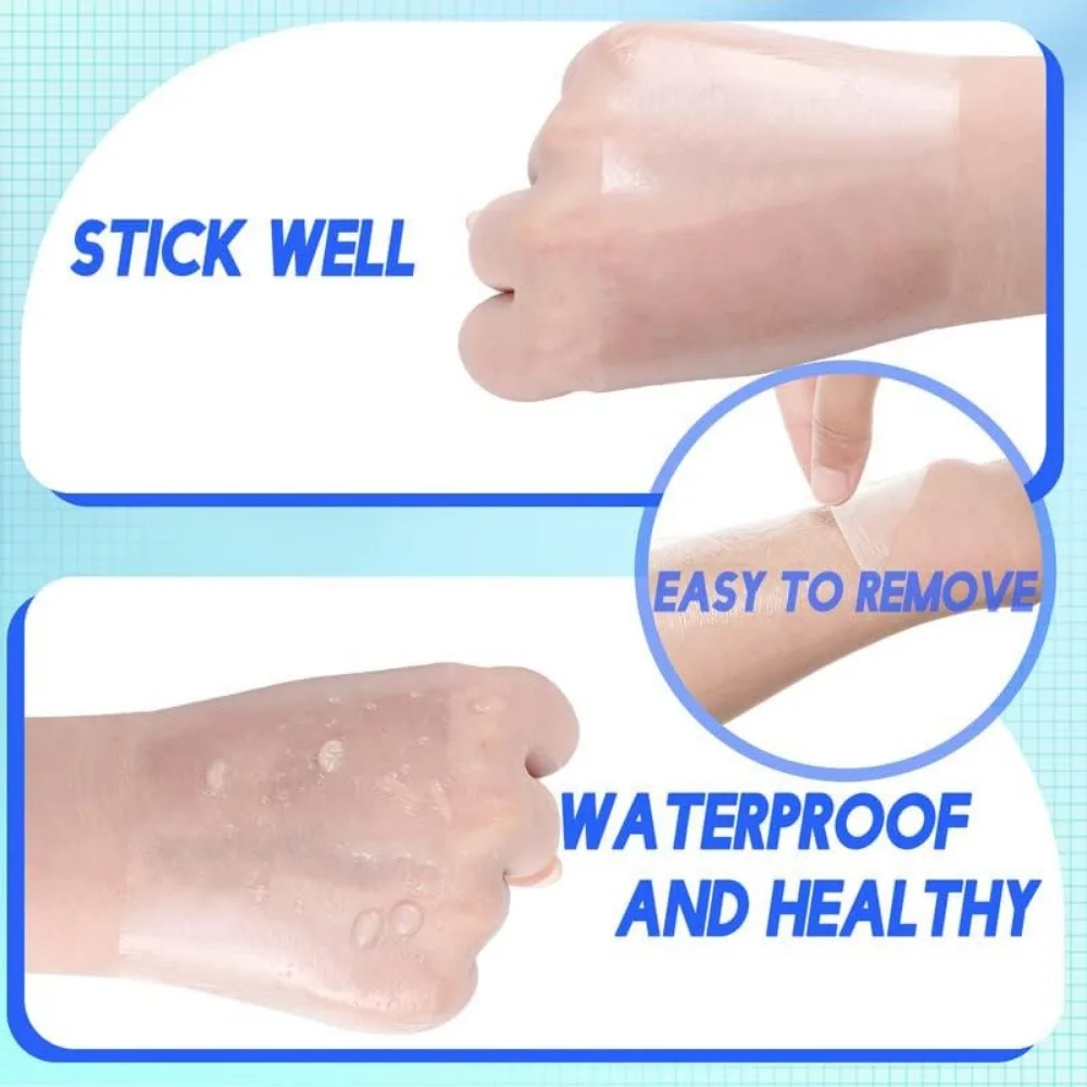 Waterproof Stretch Adhesive Bandage Protective Clear Transparent Dressing Film Disposable Cover Bandage Tape For Tattoos Shower image 3