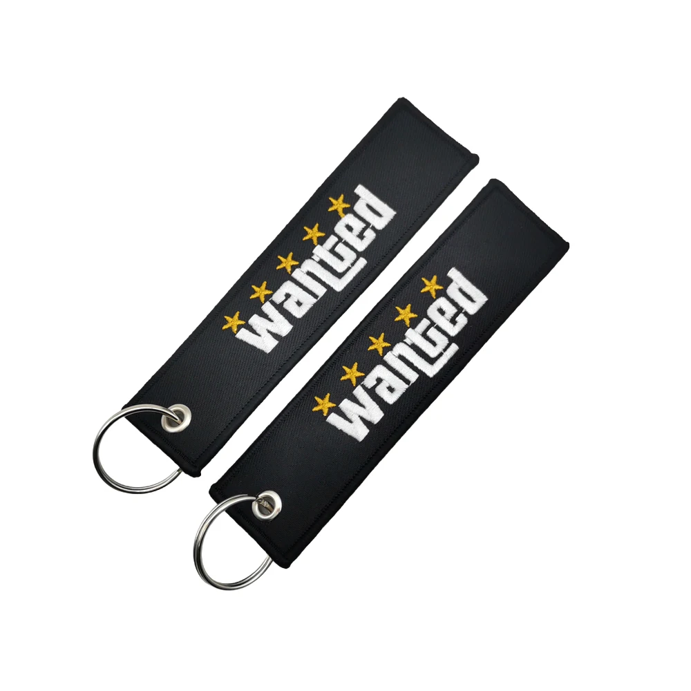 JDM Racing Japan Schlüsselanhänger aus besticktem Nylongewebe mit fünf Sternen, Schlüsselanhänger mit Stahlfederclip, Schlüsselband, Schlüsselanhänger-Zubehör – Detail 14