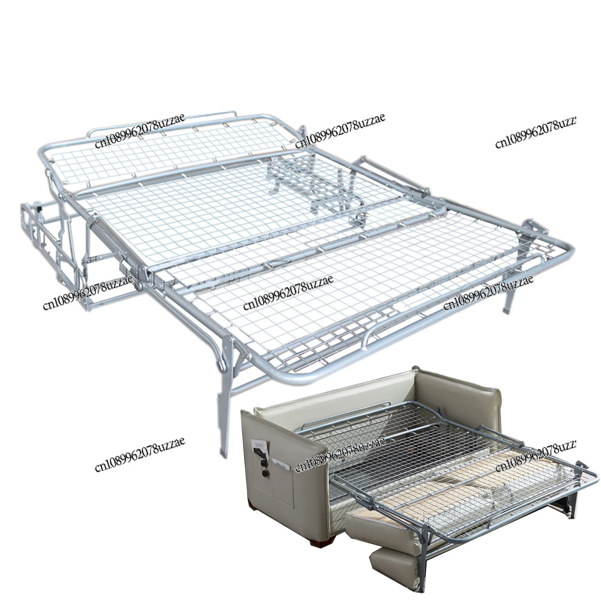 Function Three-fold Flipped Sofa Bed Frame, Invisible Folding Bed Hardware Accessories, Sofa Iron Frame Bed Furniture