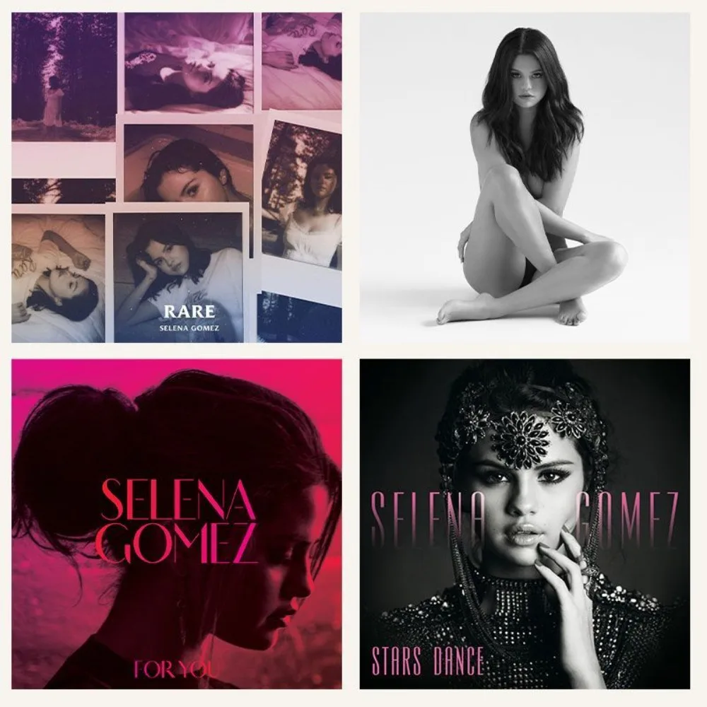 Coleção Completa de Álbuns de Estúdio da Selena Gomez 4CD – Pop e Baladas Emocionais para Fãs e Colecionadores de Música