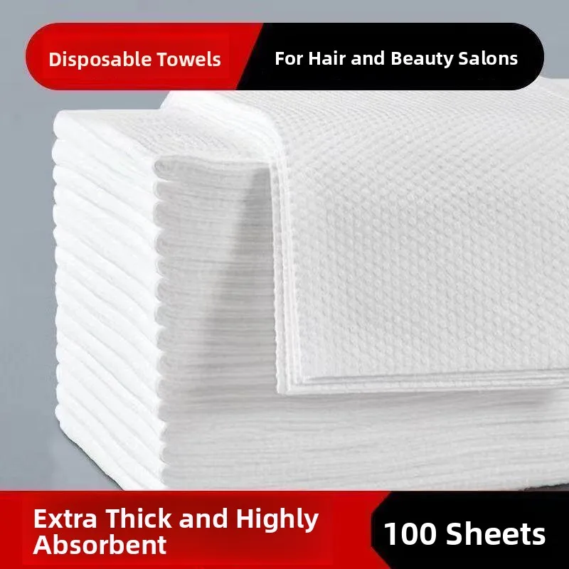 

Утолщенное одноразовое полотенце большого размера для умывания, для салонов красоты, для педикюра, мягкое, впитывающее, однослойное, из растительного волокна