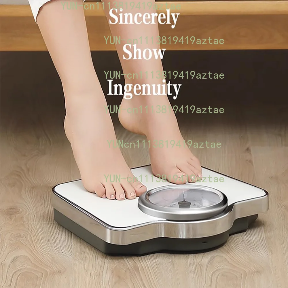 Vintage Analog Mechanical Bathroom Scale – No Battery Needed, Classic Dial Health Scale DT605E
