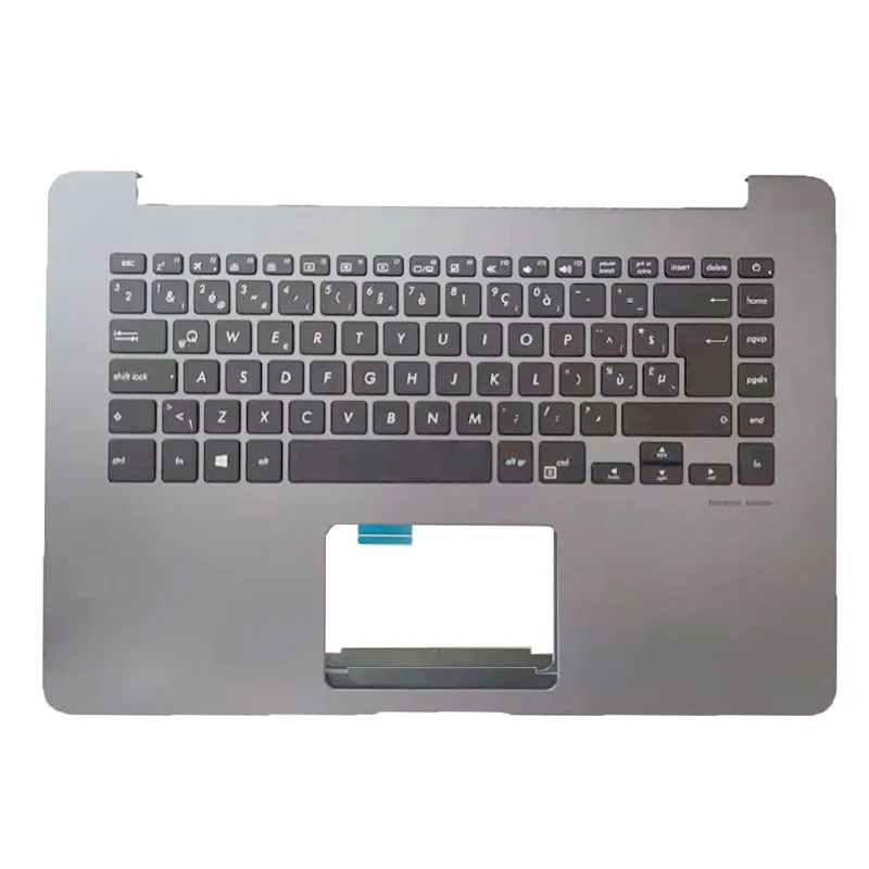 New Backlit keyboard with palmrest For ASUS ZenBook UX530 UX530UX UX550VD Blue Gray