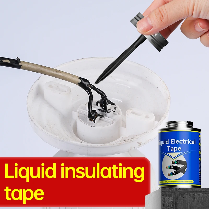 30ml/125ml Waterproof Liquid Electrical Tape Insulation Paste Wire Cable Coat Fix Line Glue Paste Sealant Insulating Rubber Elec