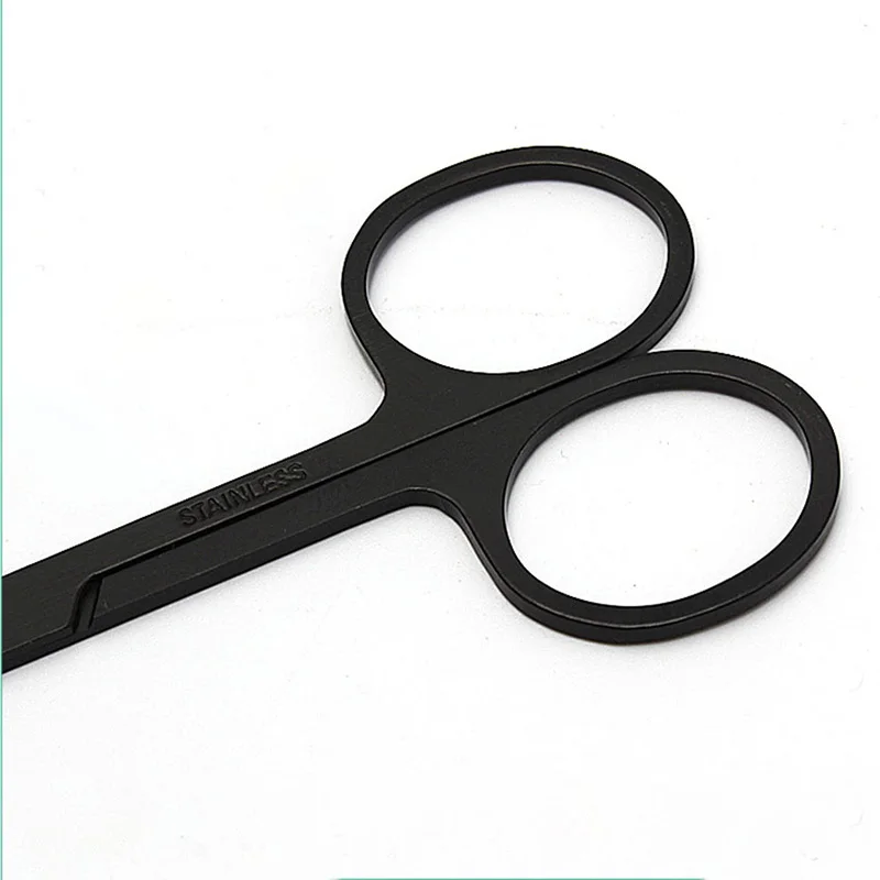 กรรไกรแต่งหน้าผู้หญิงผู้ชายจมูกผม Trimmer คิ้วกรรไกรสแตนเลสสตีล Dead Skin Remover กรรไกรตัดเครื่องมือ