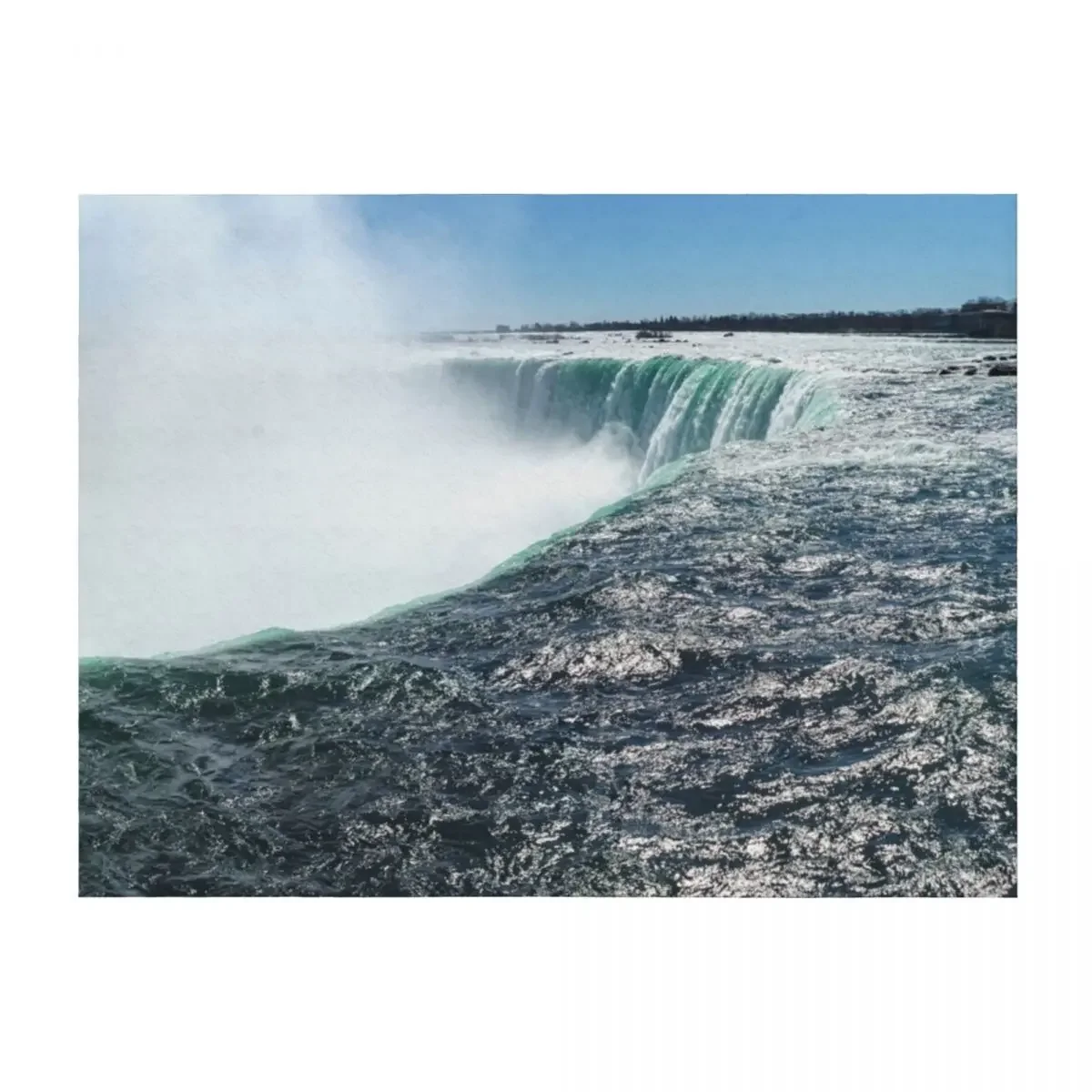 

Niagara Falls 03 Throw Blanket Furrys Camping Luxury Winter beds Blankets