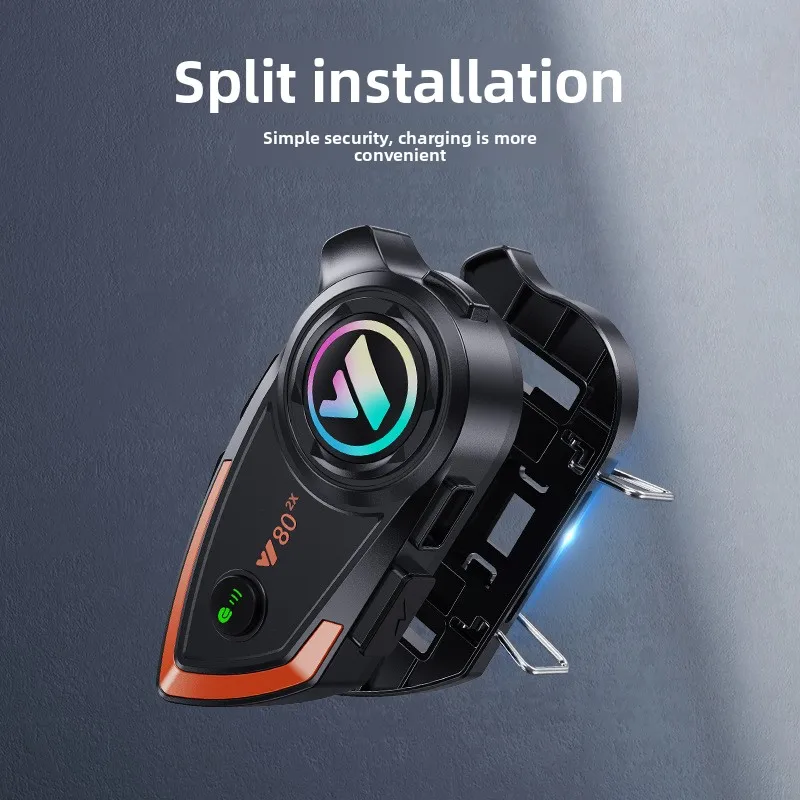 

Y802X Helmet Bluetooth Headset Helmet Bluetooth Intercom Headset Suitable for Third-party Headphones Waterproof