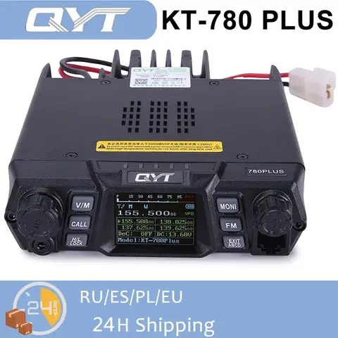 QYT KT-780 प्लस कार रेडियो VHF 136-174MHz 100W मोबाइल स्टेशन बेस सिंगल बैंड लॉन्ग रेंज 2 वे रेडियो सुपर हाई पावर 256 चैनल 10 best sales qyt kt 780 प्लस - №3