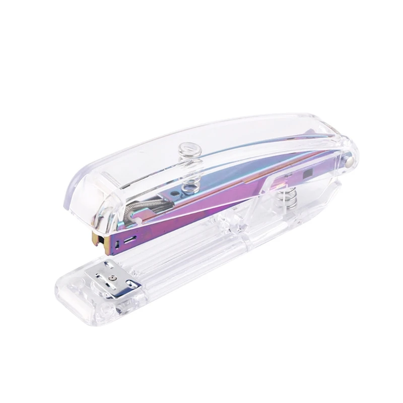 30 Pcs Metal Colorful File Clamp Kits Colorful Desktop Stapler High Capacity Large Commercial Stapler Binder Clip Sets