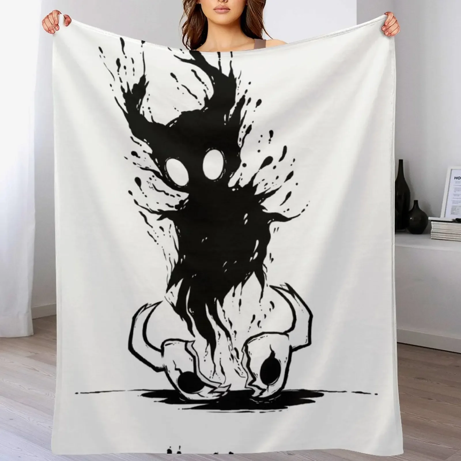 

Hollow Void [Hollow Knight] Throw Blanket Sleeping Bag For Decorative Sofa Flannels Blankets For Sofas Blankets