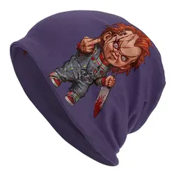 The Killer Doll Chucky Child's Play Washed Thin Bonnet Windproof Casual Beanies Protection Men Women Hats