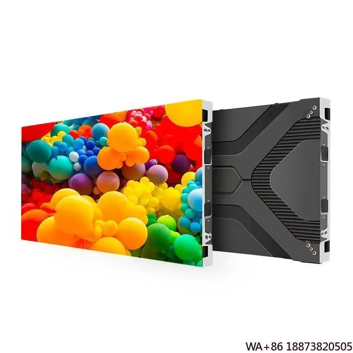 

Светодиодный дисплей P1,86 мм, настенный внутренний передний сервисный видеоэкран, 640*480 мм, алюминиевый шкаф, внутренний дисплей, внутренний экран