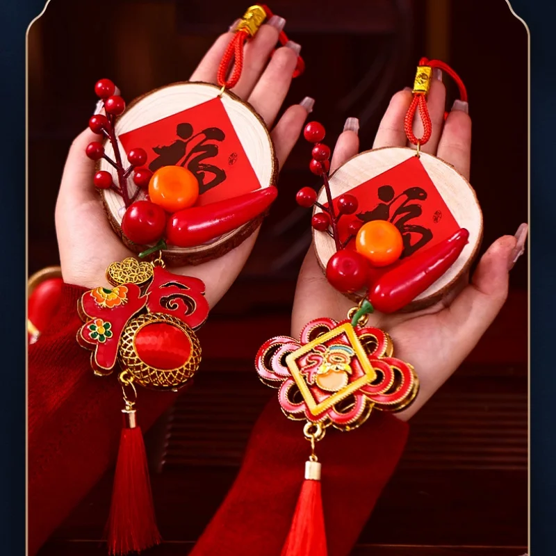 

Chinese New Year 2026 Decorations Chinese Spring Festival Hanging Pendant Door Wall Ornament Traditional Chinese Room Decoration