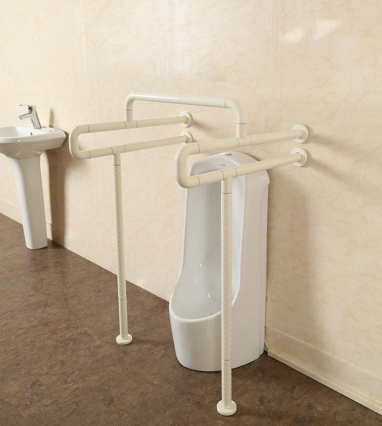 قضبان مرحاض بلاستيكية مصممة لراحة السلامة، قضبان أمان للاستحمام لكبار السن، أثاث حمام المرحاض للمعاقين #6