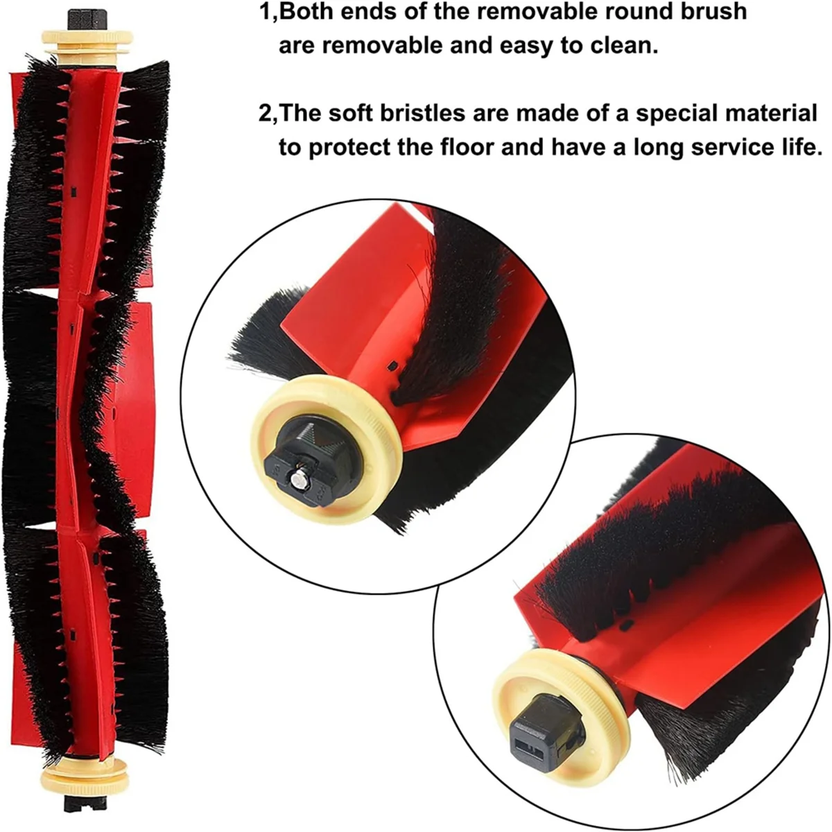 AT77 For Xiaomi Roborock S5 Max S6 Max S6 Pure S6 MaxV S50 S51 S55 S60 S65 S5 S6 Vacuum Cleaner Main Side Brush HEPA Filter