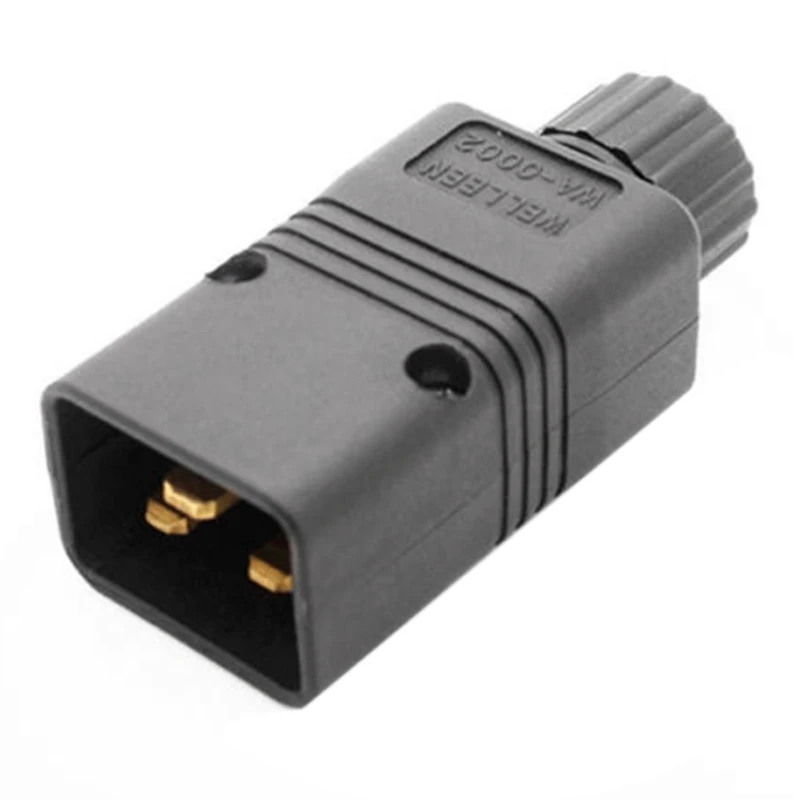 Popular UPS Power IEC Male C20 Plug Power Cord Cable Plug Rewirable 16A / 250V Useful