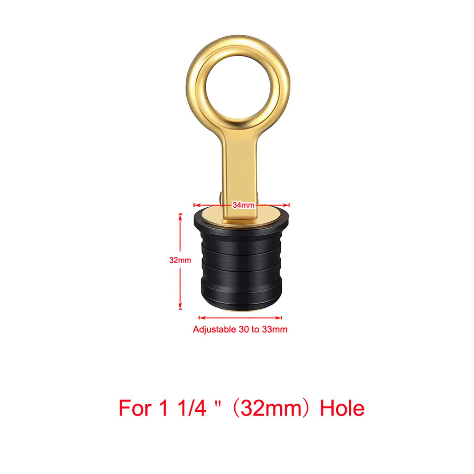 

Marine Drain Plug Corrosion-resistant Long Lasting Sealed Stainless Steel Yachts Kayak Boat Accessories