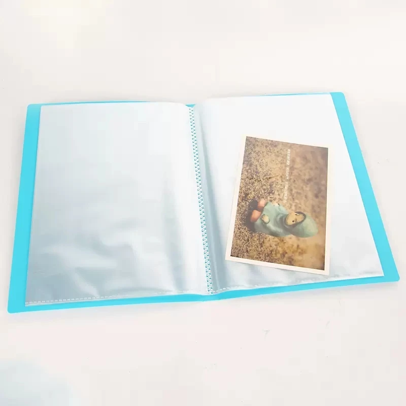 Multi Pockets A5 Folder Booklet Office Paper Organizer Document Bag Transparent PVC Bag Display Book