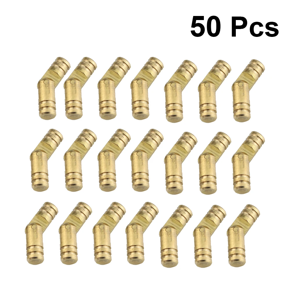 

50pcs 4X20Mm Copper Self-Closing Spring Cylindrical Automatic For Jewelry Box Case Heavy Duty Metal Box Hinges Case Hinge Spring